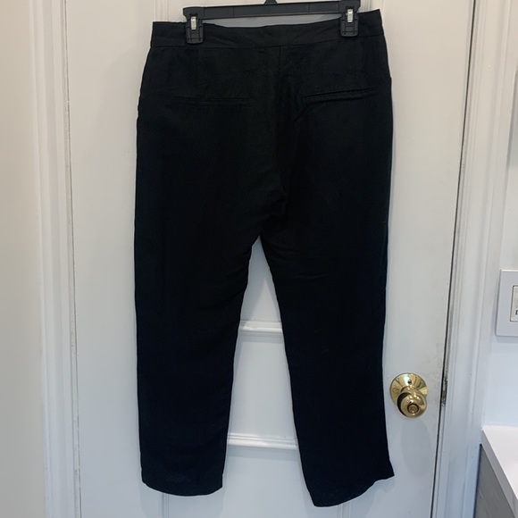 The Kooples Black Linen Pants Size FR 40 - Picture 3 of 5